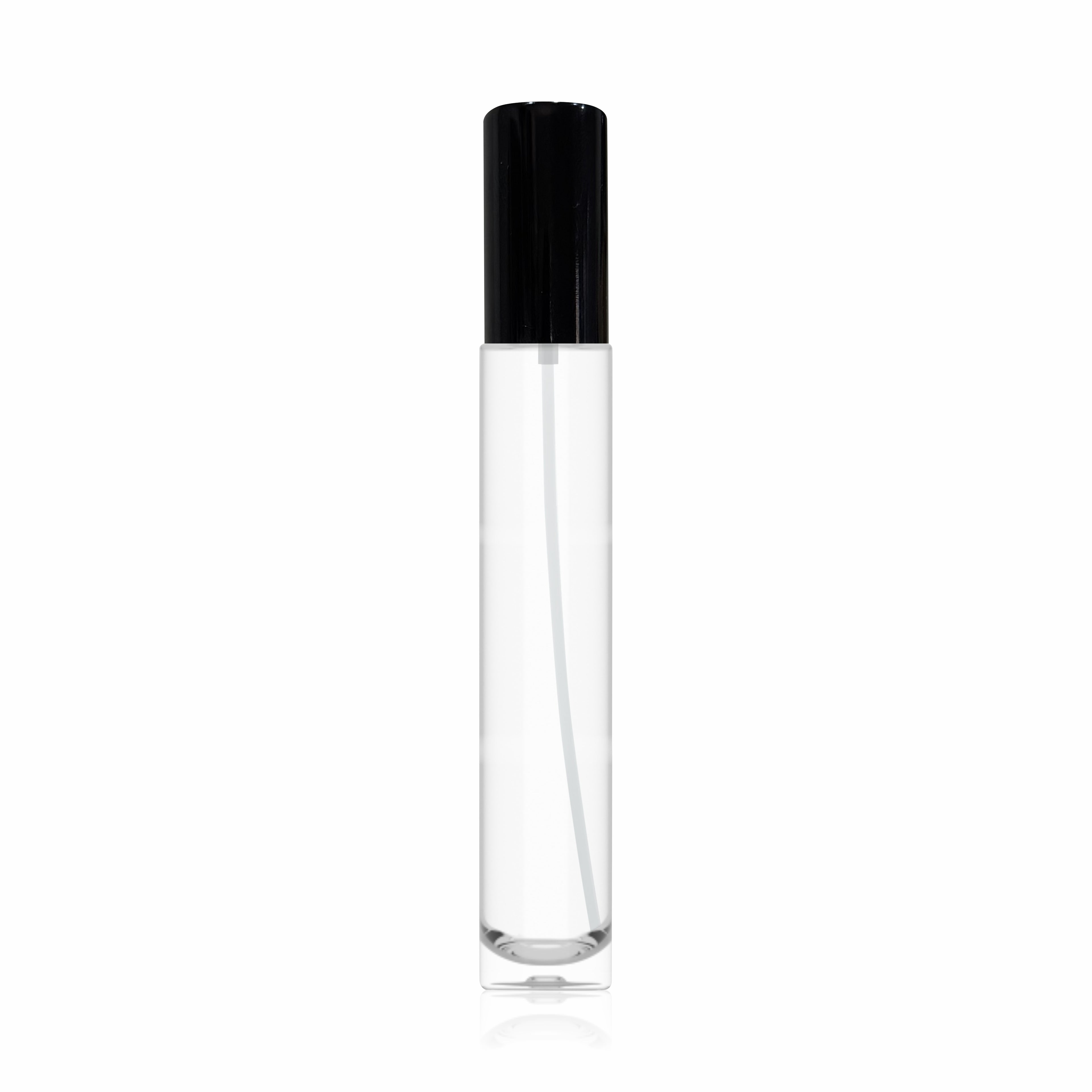 Contenitore in Vetro completo di spray e tappo nero a vite 10 ml