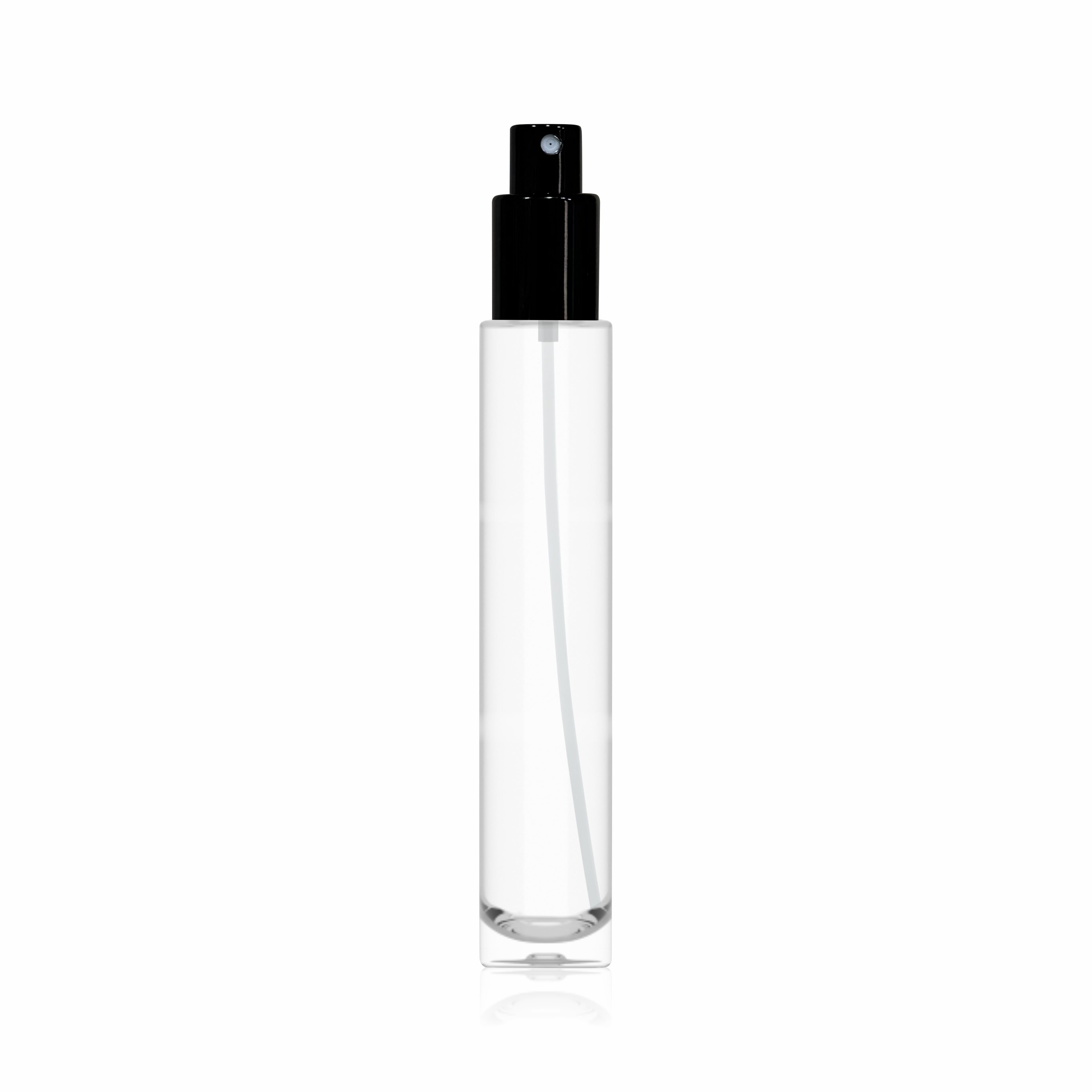 Contenitore in Vetro completo di spray e tappo nero a vite 10 ml
